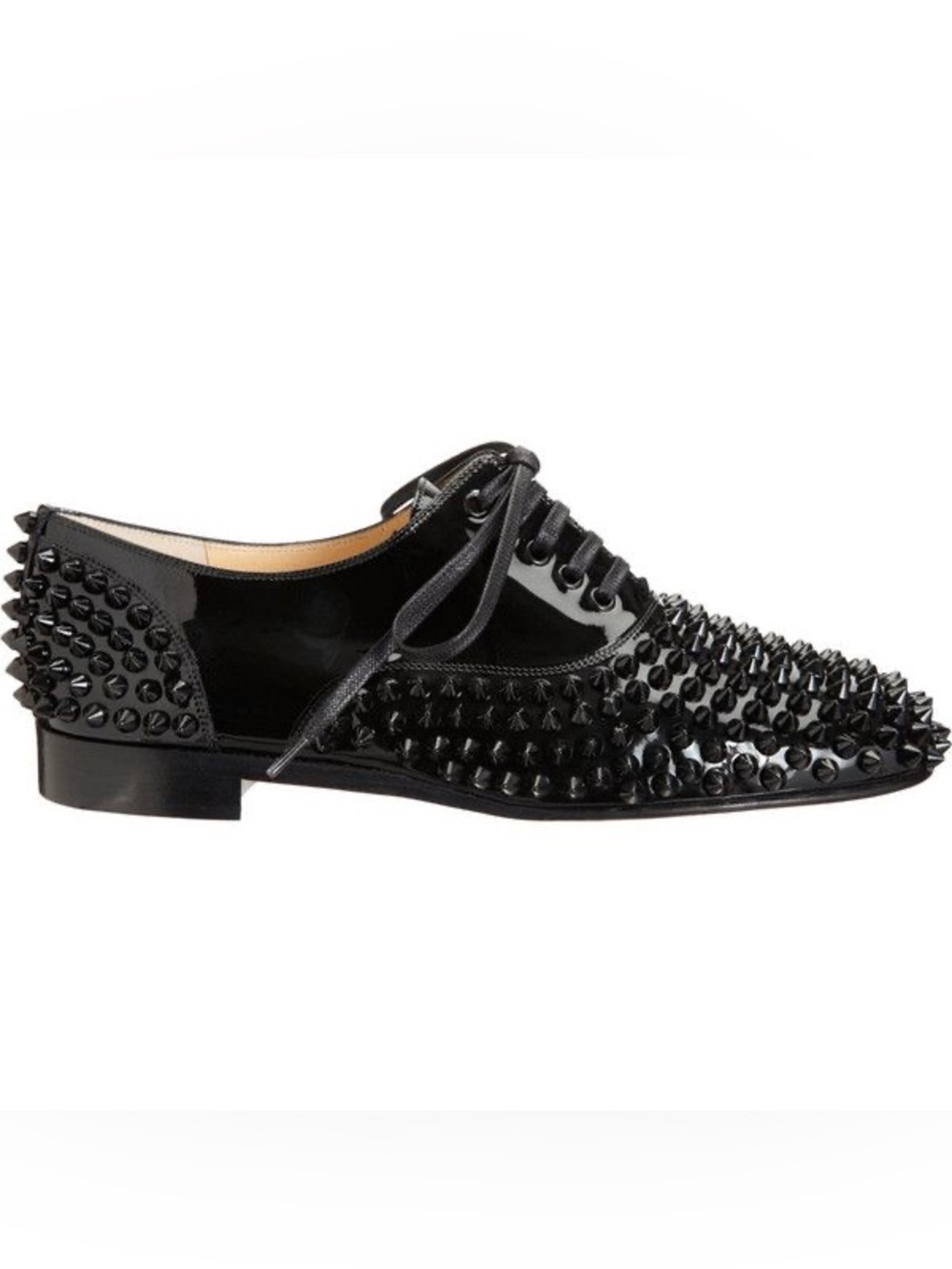 CHRISTIAN LOUBOUTIN Freddy Flat Spikes Oxford Shoes 40.5